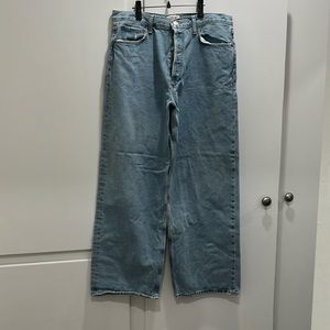 Agolde low slung baggy jean